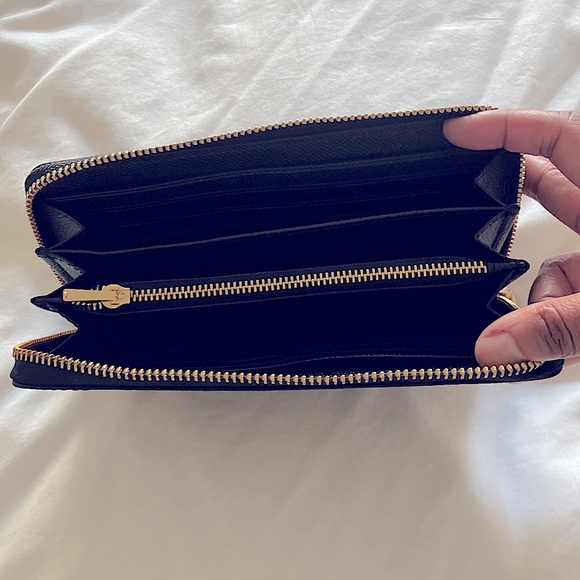 Beautiful Black Leather Authentic Coach Wallet and/or Wristlet - Picture 5 of 5